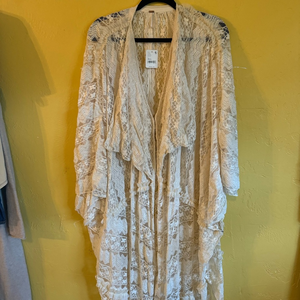 Free people lace duster / kimono